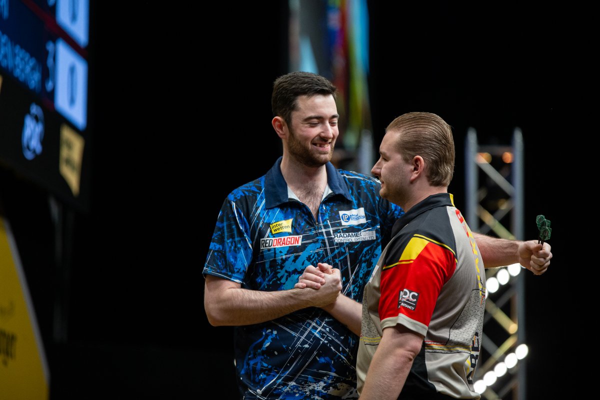 PDC Darts on Twitter " ️ lukeh180 sharing the love in Kiel at the