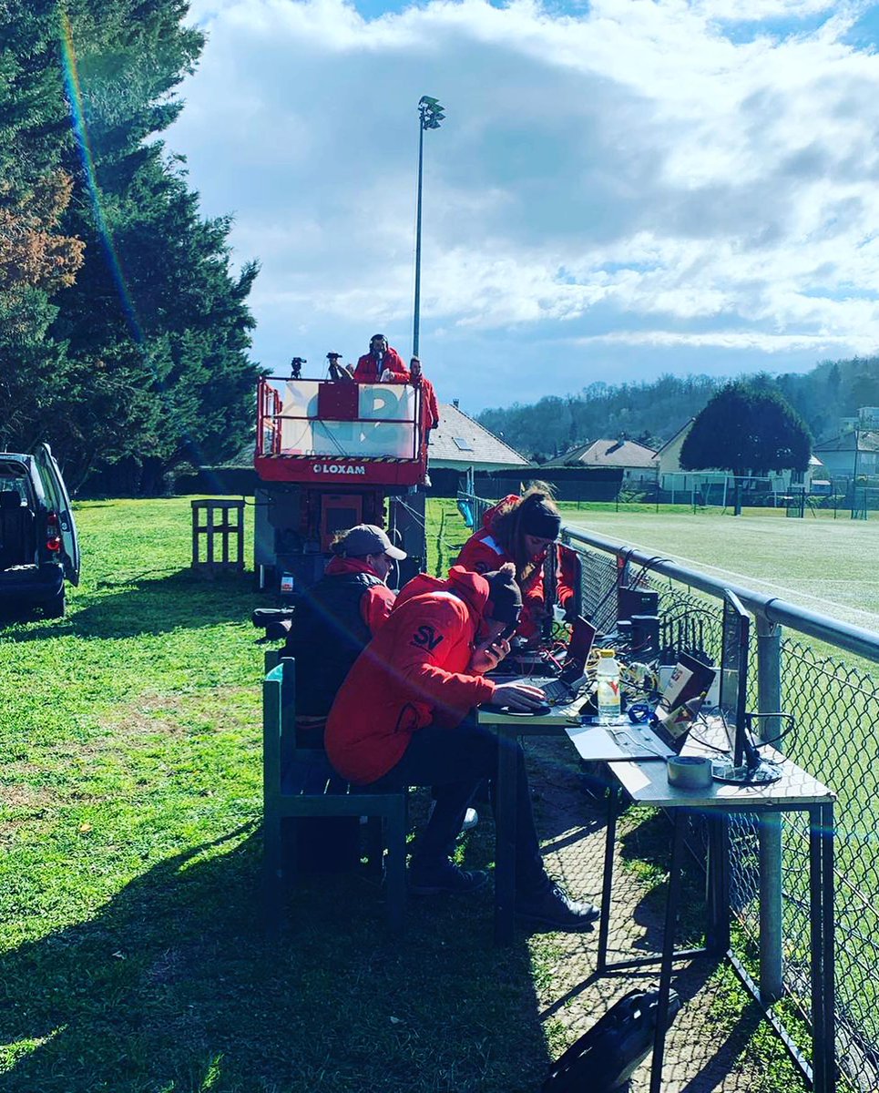 SportDauphinois's tweet photo. Ce week-end, nous avons proposé deux lives multicam #Football à #Seyssinet et #Domarin
Qu’il fasse chaud ou froid, qu’on soit en #tribune ou en plein air sur une #nacelle, en #ville ou au cœur de nos #campagnes, la #TeamLSD vous fera vivre vos matchs en #multicam avec passion ! https://t.co/BfxbDfUZdj