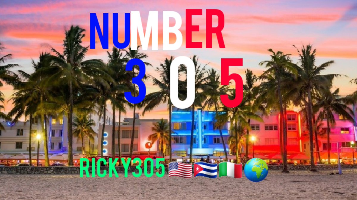Ricky305Italy's tweet photo. This Friday!!
For celebrate this magic city #305Day #305DayPartyWithRicky305 don't miss the my new single #Number305 a rhythm Miami but in all around the world!
This single will be available on my official Channel YouTube y YouTube Music
Pre-save Now ππΌπ
https://t.co/1Rr6Ve8Svx https://t.co/ziMSCP9B5R