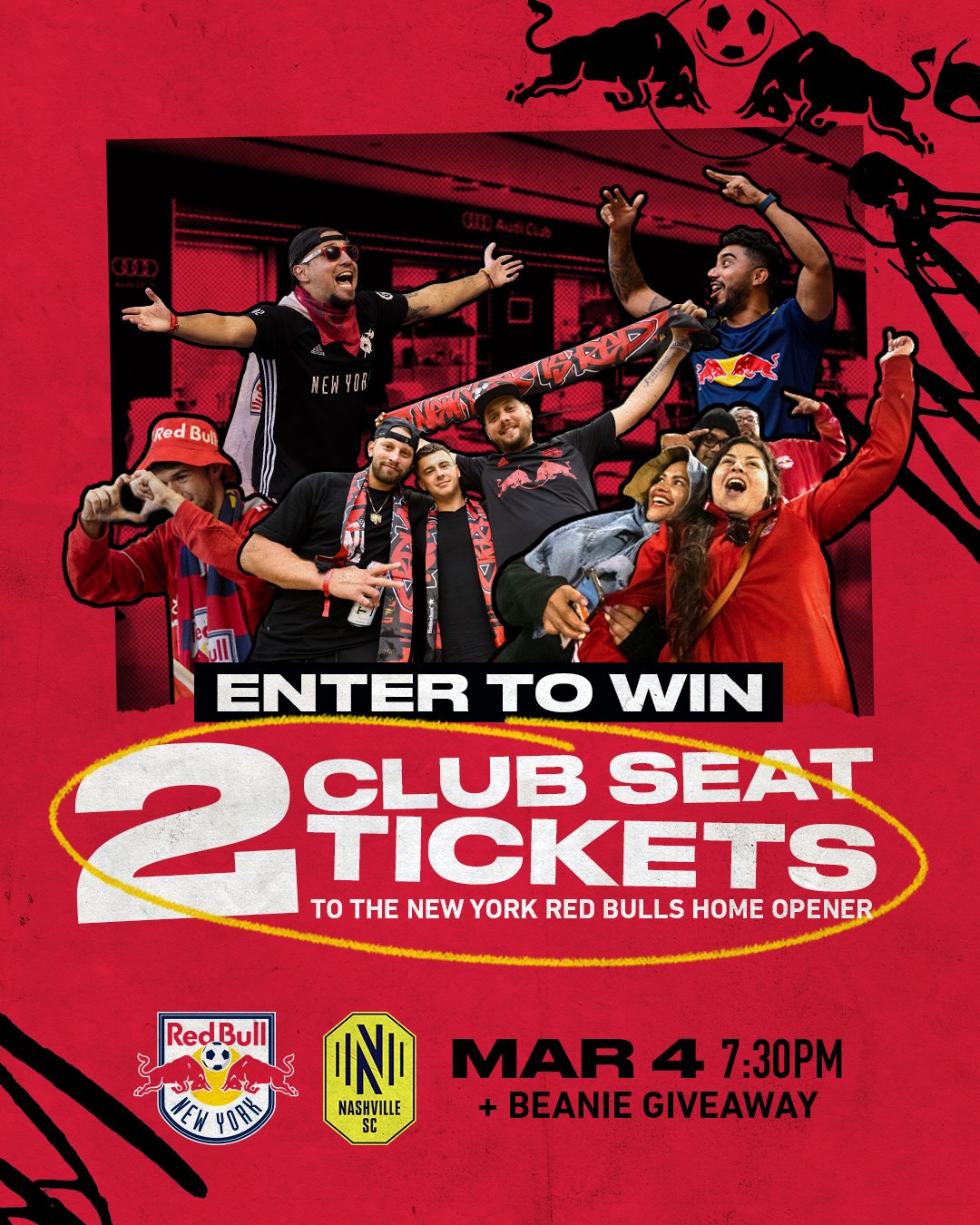 York Red Bulls on Twitter: "‼️ The perfect way to kick off the home season ‼️ Comment and tag a friend for chance to win two club tickets to