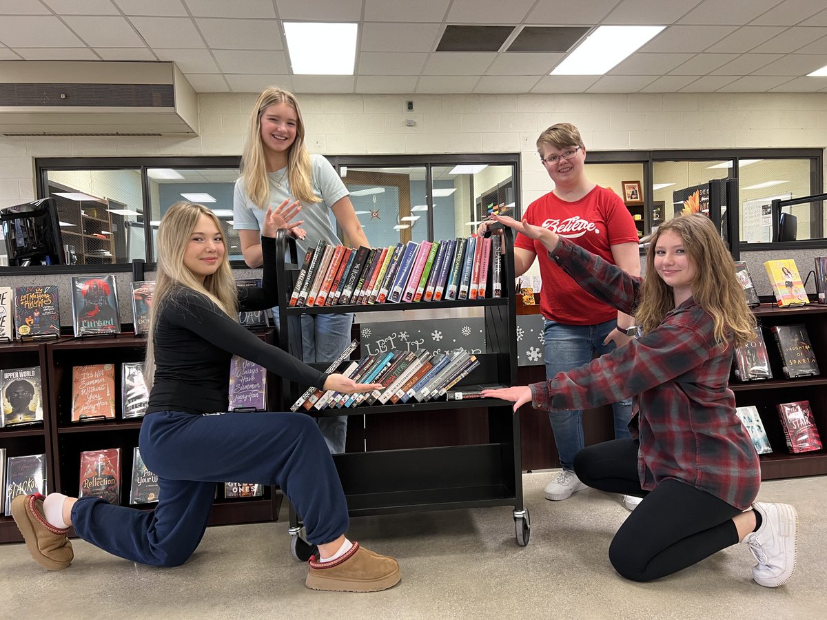 MountaineersMC's tweet image. @HHSMountaineers, a huge book order just arrived at our Library Media Center. Some of the books are requested by you! Stop by to see the collection.  📚#highschoolreaders 📚 #hhsistheplacetobe