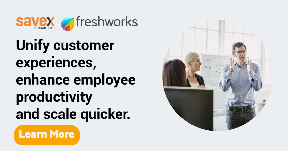 SavexTechnology's tweet photo. Revolutionize the way your businesses interact with customers and employees; by making it fast and easy we empower them to achieve success and go beyond expectations.
Visit: https://t.co/NzkI0yQ0Qn
#freshworks #freshworkspartner #business #growth #itsm #businessautomation https://t.co/qYaqmXFQyR