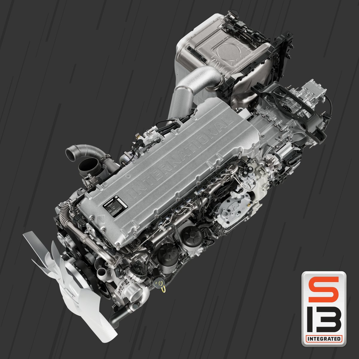 IntnlTrucks's tweet photo. The International® S13 Integrated Powertrain is designed to achieve superior fuel economy over the first generation International® A26 engine, resulting in better fuel economy for your fleet and higher profits for your business. #ShiftWhatsPossible https://t.co/dqDOzSUMDw https://t.co/adE0JOTzZv
