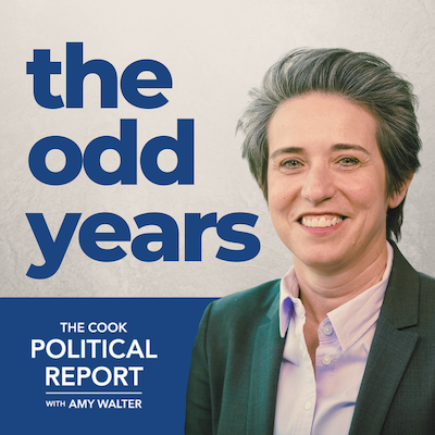 CookPolitical's tweet photo. 🎙️The Odd Years is now available to stream on all major podcast platforms. #OddPod
Listen and follow wherever you get your podcasts: https://t.co/Z16MW0x6uK https://t.co/Pik8ckkzJ3