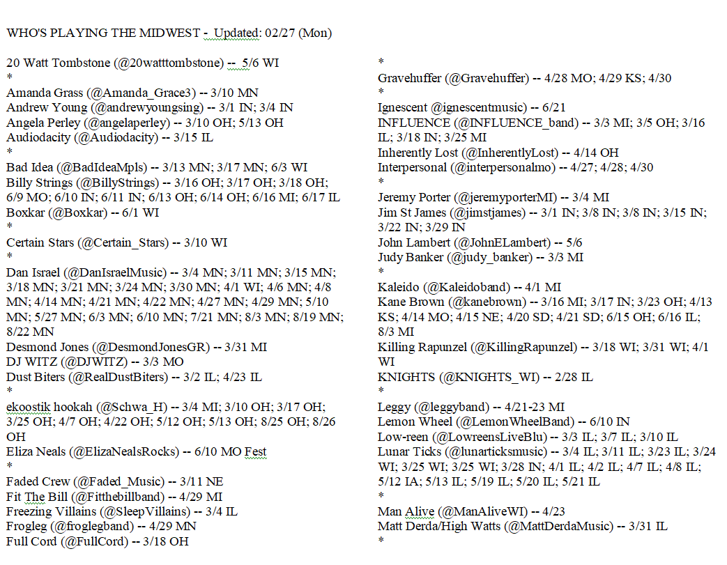 Bands & Artists tweet media
