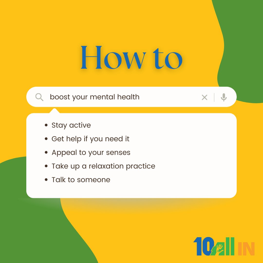 10allin_org's tweet photo. How to boost your mental health 🧠 https://t.co/WUT9baSDVI