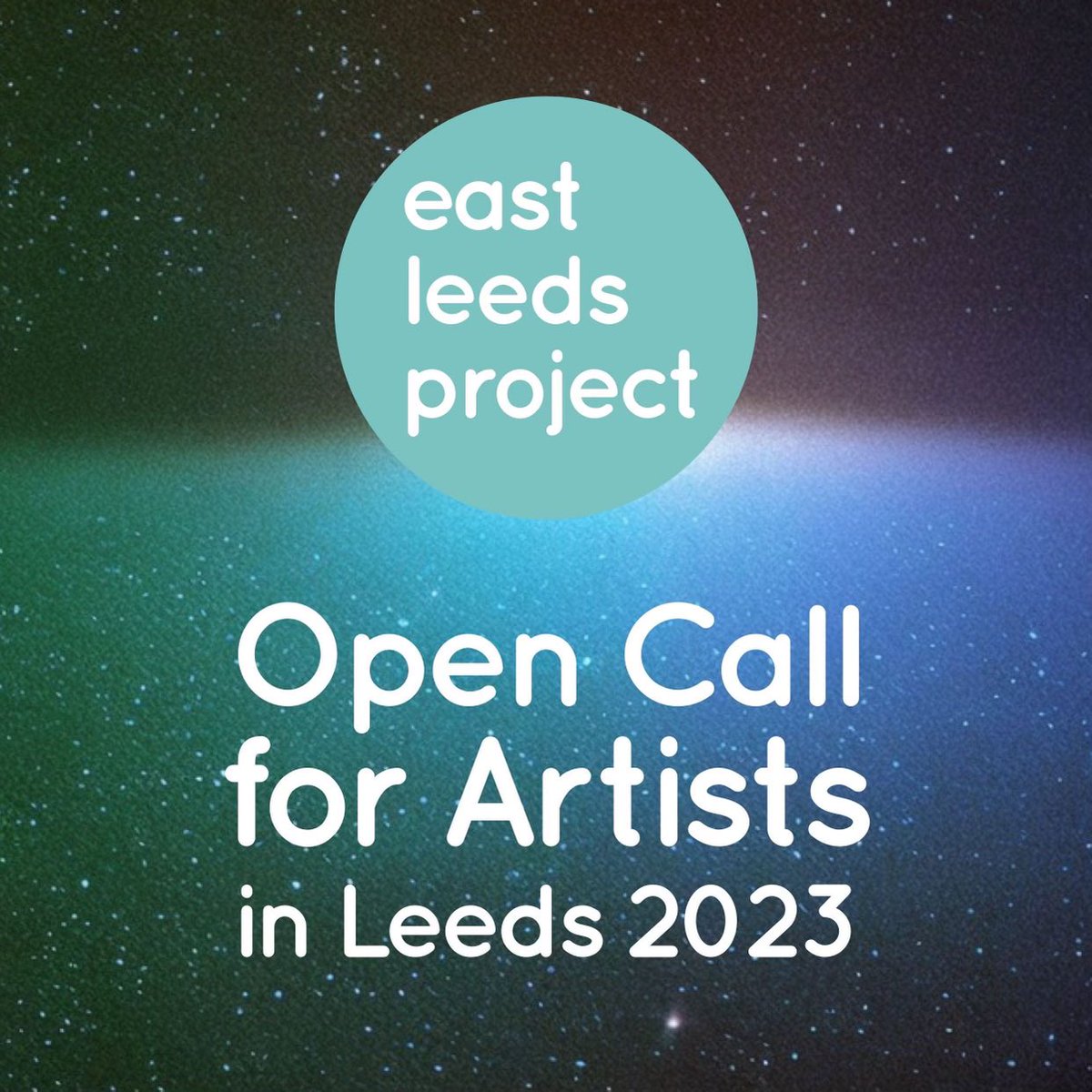 COME WORK WITH US IN 2023!

Our Open Call for Artists in #Leeds is live now! Please have a look and share! 🙏
eastleedsproject.org/open-call-for-…