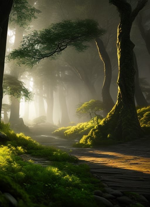 "Old Forest in light - made with @NightCafeStudio 

creator.nightcafe.studio/creation/1Z8ND…

#aiart #nightcafe #digitalart