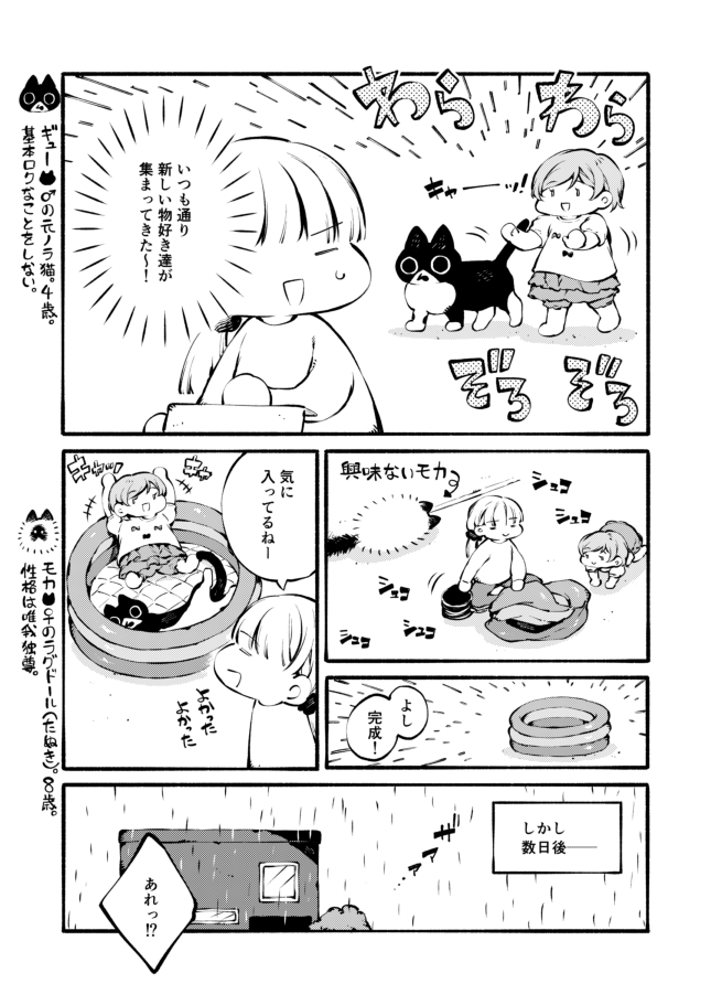 プールに穴を空けた犯人はこの中にいる…👶🐈🐈‍⬛

(1/2) 