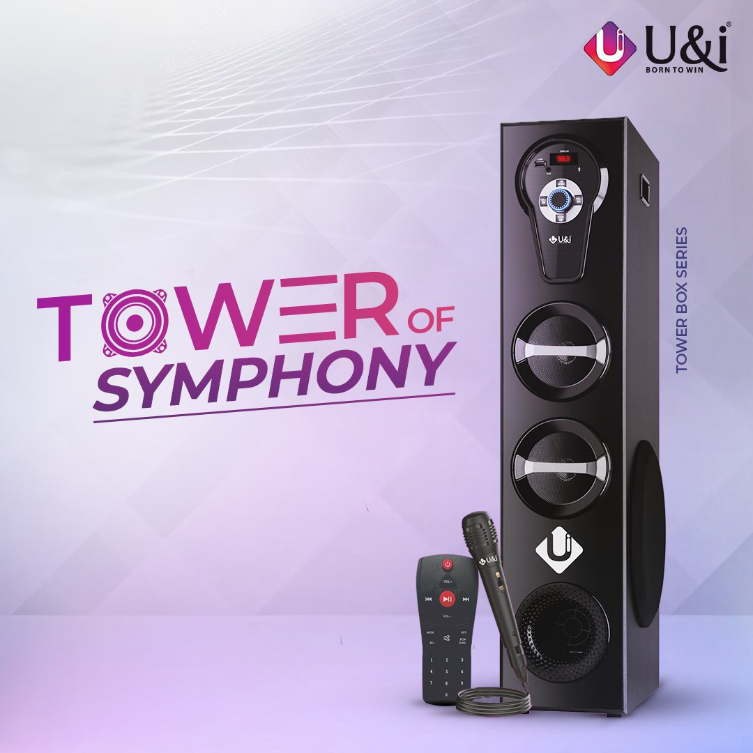 worldofUandi's tweet photo. Party like you’re on top of the world with our new, big, and premium Tower Series speakers.
Visit the nearest mobile accessory store to buy now!
#Uandiworld #Uandi #Winnerware #ALotMore #UandiPrime #Speakers #speakersystem https://t.co/IWalAnuyvU