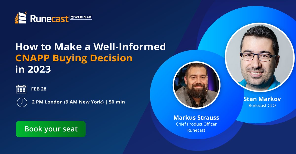 Join us tomorrow to make smart #CNAPP buying decisions this year! Learn about the need for faster release cycles, consolidated #securitysolutions, and core components of an integrated CNAPP that every business and IT leader should understand. Register now!
hubs.li/Q01Dl4y10