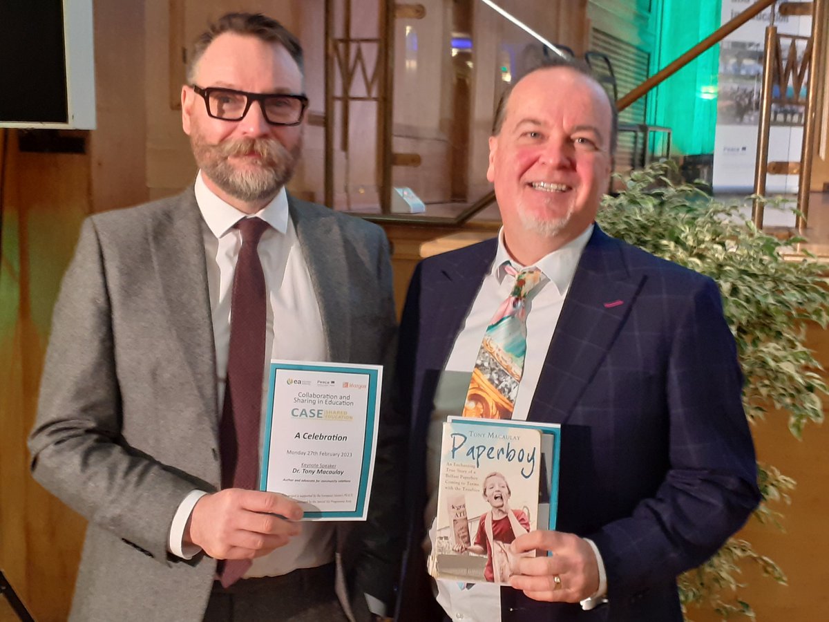 CASEshared's tweet photo. #CASECelebration
"Thank you schools for taking the risk. Shared Education is a disruptive business. It created a new norm. The disruption has provided opportunities for new stories. This isn't the end. "
Mr. Tim Stewart - CASE Programme Manager
@SEUPB @Leargas @Ed_Authority https://t.co/REYvi6vTe8