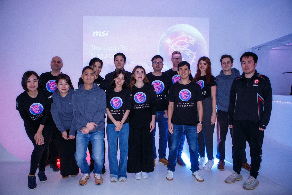 MSINotebookUK's tweet photo. In case you missed it, here's a little rundown of the UK Mini #MSIology Event! 

We showcased our latest 13th gen laptops from the mighty #TitanGT series 💪,  the eye-catching #RaiderGE 👀to the aesthetically-pleasing #Stealth series✨. https://t.co/KCnZhdJ3eQ