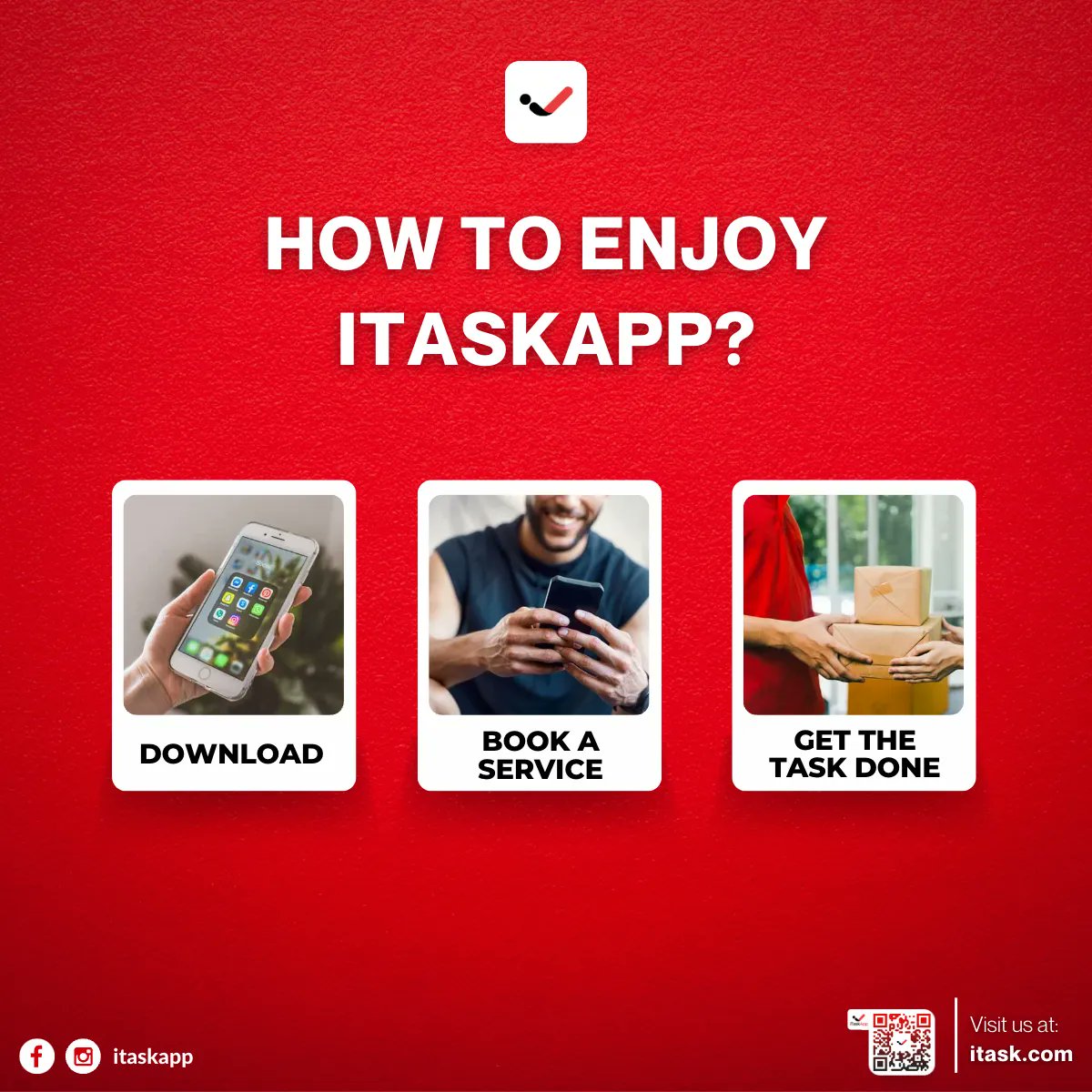 iTaskAppCanada's tweet image. Ready to simplify your life? 🙌🏼 

With itask.com you can download the app, book a task, and watch as your to-do list disappears! 🚀 Say goodbye to stress and hello to hassle-free productivity. 💪🏼

#iTaskApp #iTaskServices #handyman #appliancerepair …