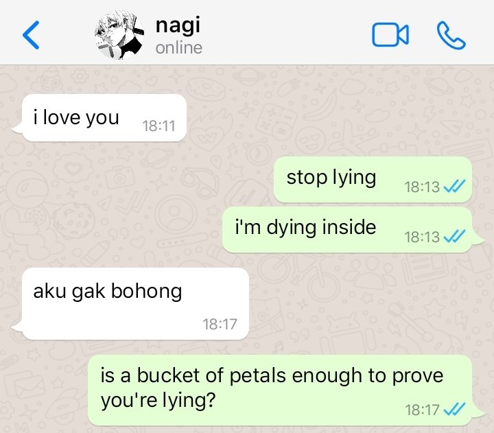 versacsse's tweet photo. petal 
ㅡ nagireo few tweets au
cw &amp; tw // hanahaki disease, mention of death 

tentang reo yang sekarat karena cinta, bersama nagi yang tega berdusta. https://t.co/iLwldFkPIA