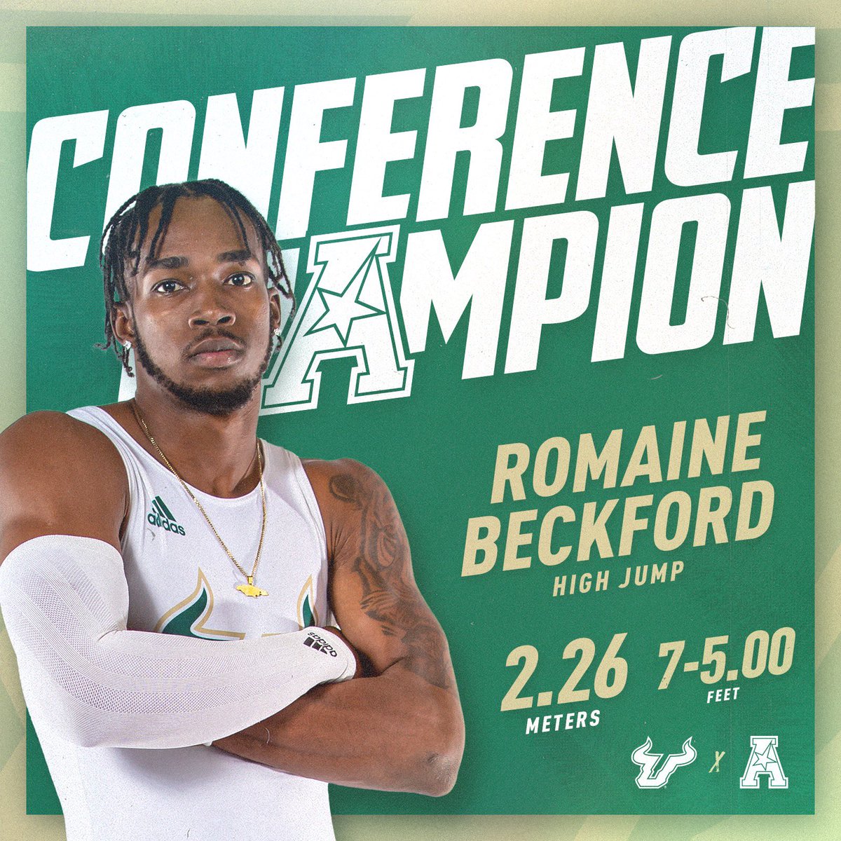 USF XCTF (@usfxctf) on Twitter photo ICYMI:
The USF Menโs track and field closed out the final day of AAC Indoor Championships with three victories. They also scored the most points (102.5) and had the highest team finish (third) for the men's program since 2013, when the Bulls were a member of the Big East. 
๐ค๐ค๐ค ICYMI:
The USF Menโs track and field closed out the final day of AAC Indoor Championships with three victories. They also scored the most points (102.5) and had the highest team finish (third) for the men's program since 2013, when the Bulls were a member of the Big East. 
๐ค๐ค๐ค