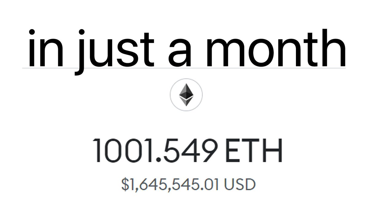 cryppimagic's tweet photo. How I turned 10 ETH into 1,000 ETH in a month?

I was very lucky, but I was able to spot this thing and scale it.

Lets dive in it! ☄️👇 https://t.co/t13WGzUmmL