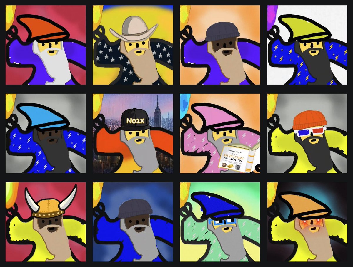 2/ Taproot Wizards @TaprootWizards Bitcoin natives @udiWertheimer and  @pourteaux have been working on a 2121 supply collection that puts a PFP  twist on the Bitcoin Wizard from r/Bitcoin. The first inscribed wizard