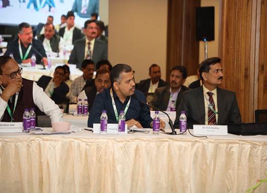 PIB_India's tweet photo. 2-day #ChintanShivir of @MoHFW_INDIA on 'Drugs: Quality Regulations &amp; Enforcements' concludes at Hyderabad, Telangana

Our vision is to be known as the world’s most respected and recognised drugs regulator, says Union Minister @mansukhmandviya 

Details: https://t.co/cMnkl6bT39 https://t.co/WR2bFyUYt0