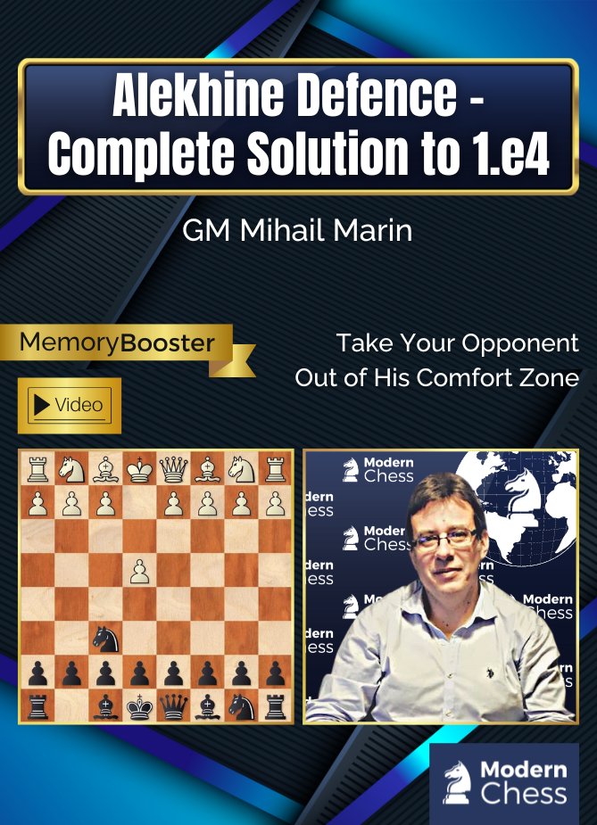 Modern_chess's tweet photo. ♞Alekhine Defence is alive! 
Mihail felt that this opening was vastly underappreciated. During the database's development, he put the critical lines through extensive analysis with modern cloud engines. The conclusion? Alekhine can be played at any level!" https://t.co/SXb0B6OUmC