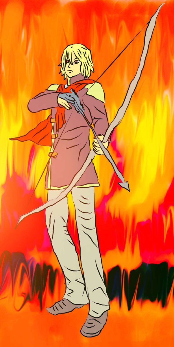 diazack's tweet image. Learning Digital Drawing with Final Fantasy Character 
Number Trey
#FinalFantasy #FinalFantasyType0 #FFType0 #FinalFantasyAgito