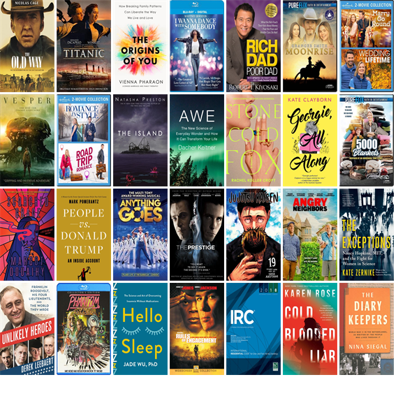 This week the Calvert Library has 138 new books and 26 new movies.  New items include The Old Way, Stop Overthinking, Magic Mike's Last Dance, Titanic, The Origins of You, Whitney Houston, Rich Dad Poor Dad, Moonrise, and Hallmark 2-Movie Collection. wowbrary.org/nu.aspx?p=2779…