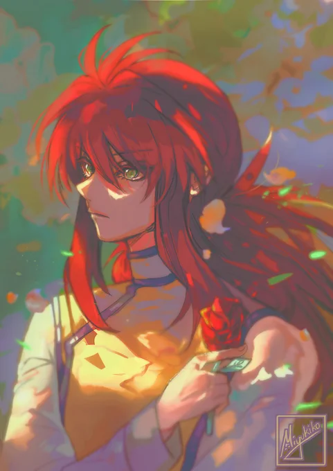 [YYH] More Kurama practice drawings 