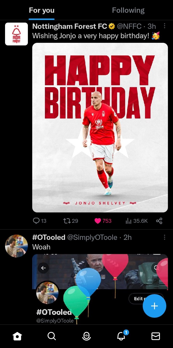  Happy Birthday, you share it with Mr Jonjo Shelvey 