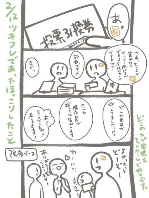 ツキフレであった 本当なんでもない事だけど
今思えばほっこりした嬉しい事を漫画で 