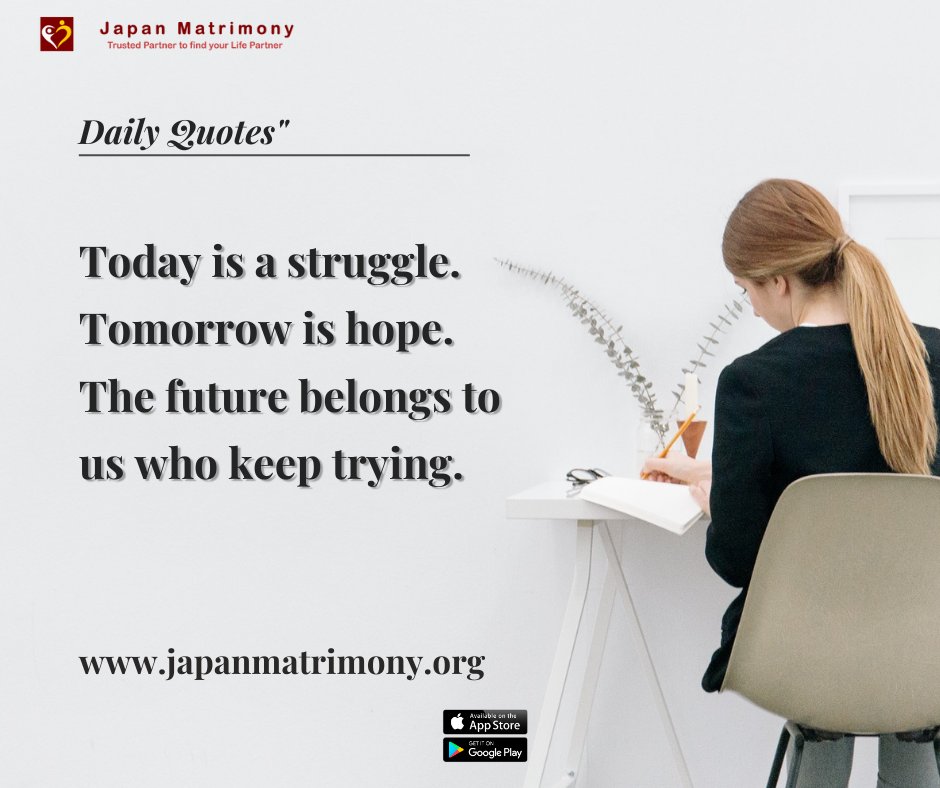 Daily Quotes @ japanmatrimony.org with low cost subscription #matrimony #wedding #japan #website #brides #marriage #groom #bridegroom #CoupleLove #TrueLove #HusbandGoals #WifeGoals #LifeAfterMarriage #relationships #quote