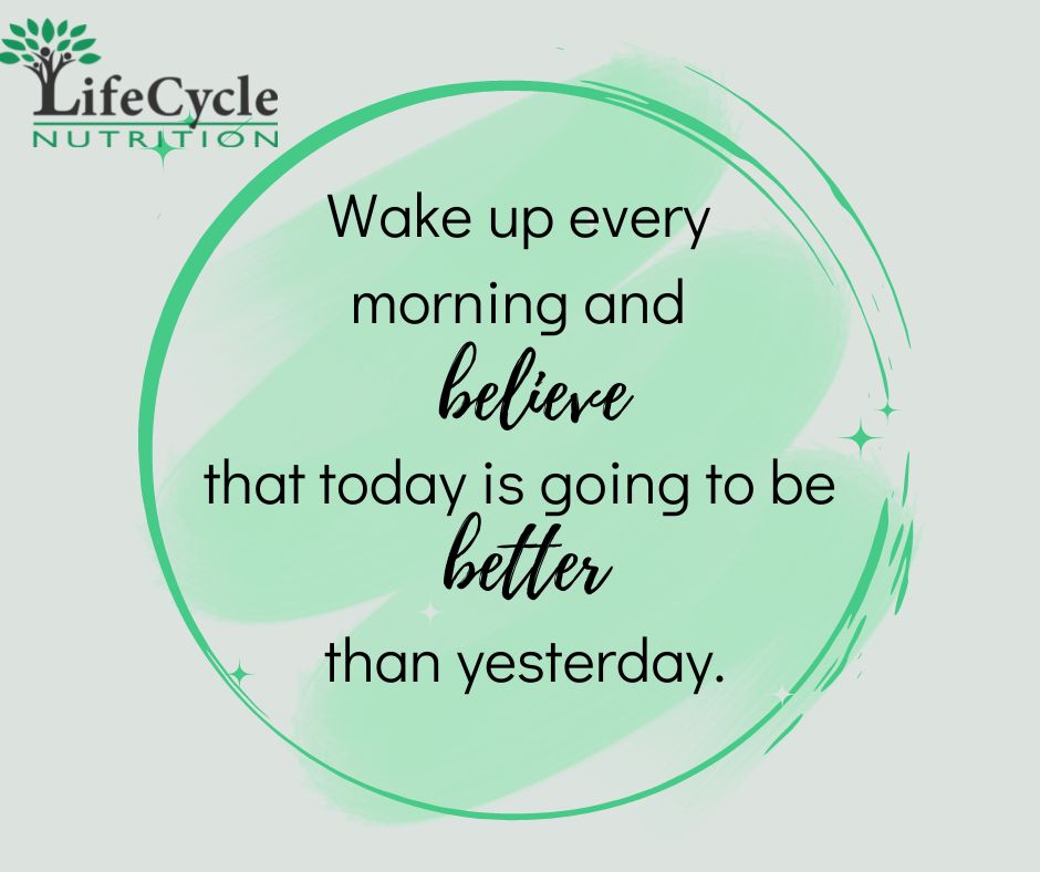 NutritionCycle's tweet photo. Happy Monday! 😁"Wake up every morning and believe that today is going to be better than yesterday." #trusttheprocess #inspirationalquotes #motivationmonday https://t.co/Ncba5u4xtE