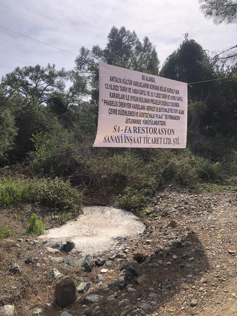 phaselisins's tweet photo. #Cennetkoyu #Alacasu ‘dan #phaselis ‘e uygulanan bütünleştirme projesinde Alacasu’daki durum… https://t.co/t6fubBcdu1