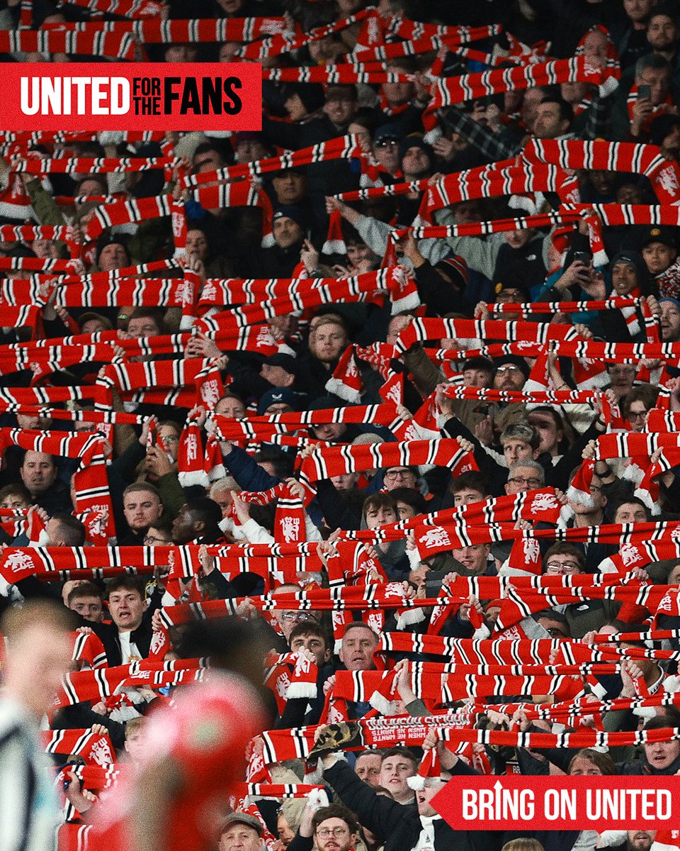 A sea of red 🔴
A wall of noise 🔊

You made Wembley our home away from home on Sunday 👏

#MUFC || #UnitedForTheFans