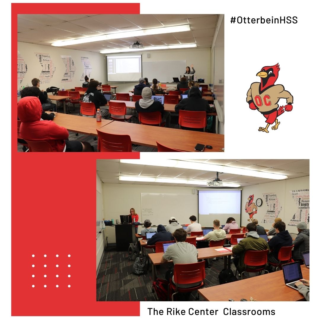 HSSOtterbein's tweet photo. The Department of Health and Sport Science has amazing facilities to offer students. The CHSS has two classrooms that also serve as lab spaces with multiple large tv screen so lectures can be seen from any seat. There are also classroom within the Clements Center and Rike Center. https://t.co/CFY9X3mfBd