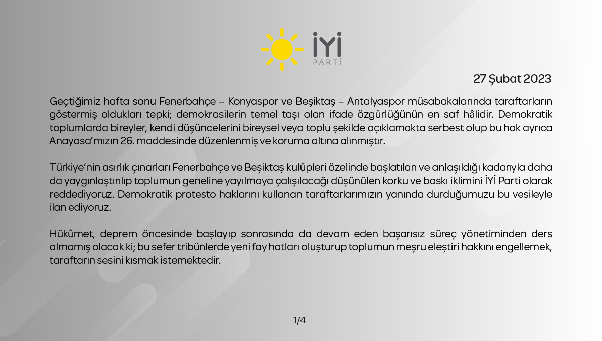 İYİ Parti tweet media