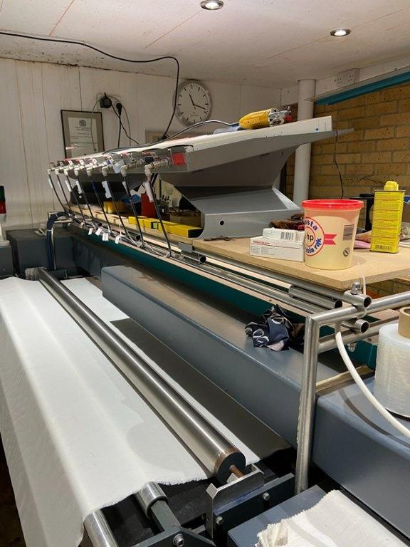 MarriottCo's tweet image. Online Auction: A 2005 Stork Sapphire II eight-colour digital inkjet textile printer, with a 2005 Cibitex Easy Steam I vertical textile steamer/dye fixer. ow.ly/qQ4G50MPkkQ Auction closes 8 March 2023. #onlineauction #textileprinter