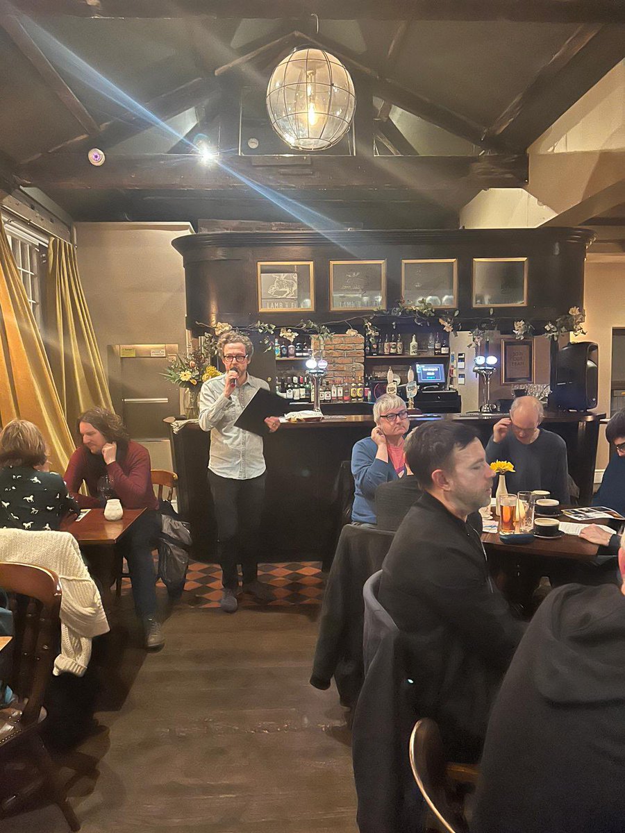 gpwigglesworth's tweet photo. Thanks to everyone that came to the quiz at @LeedsLit last night! An excellent crowd - a really good night. Thanks to Fiona & Alan & also the staff at @lambandflaglds. #LLF23 https://t.co/wn5rYOvbRU