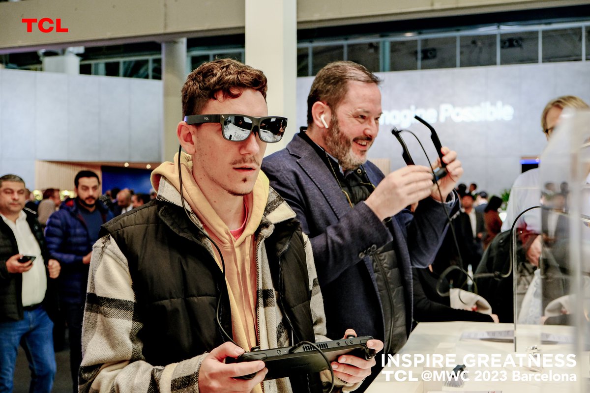 TCLMobileGlobal's tweet photo. #TCLxMWC2023 is where the future of mobile is shaped and we’re so excited to be part of this inspiring environment. For we are truly serious about mobile innovation. 

The #TCL40SE will be launched here in Spain! Join us for early access!

#INSPIREGREATNESS 
#TCLCares https://t.co/KKiVhUUghH