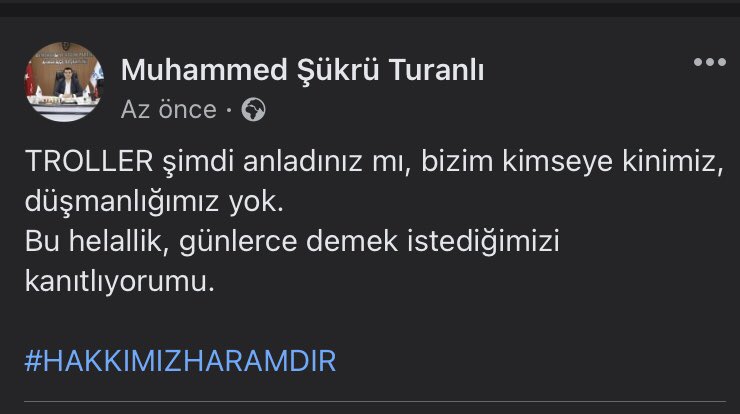 SukruTuranl's tweet photo. #HAKKIMIZHARAMDIR https://t.co/rn2FYfI2HG