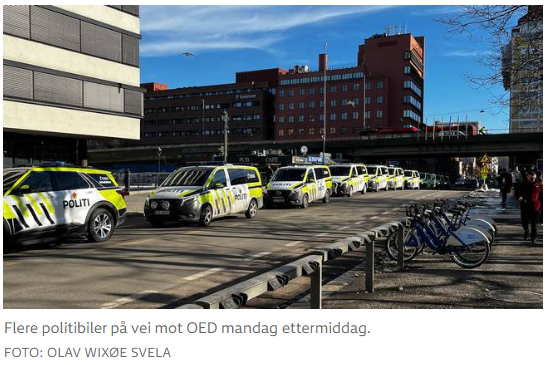 Hvis du lurer på hvor *alle* politibilene i Oslo var på mandag, ser du svaret her 
@oeddep
 #Fosendommen