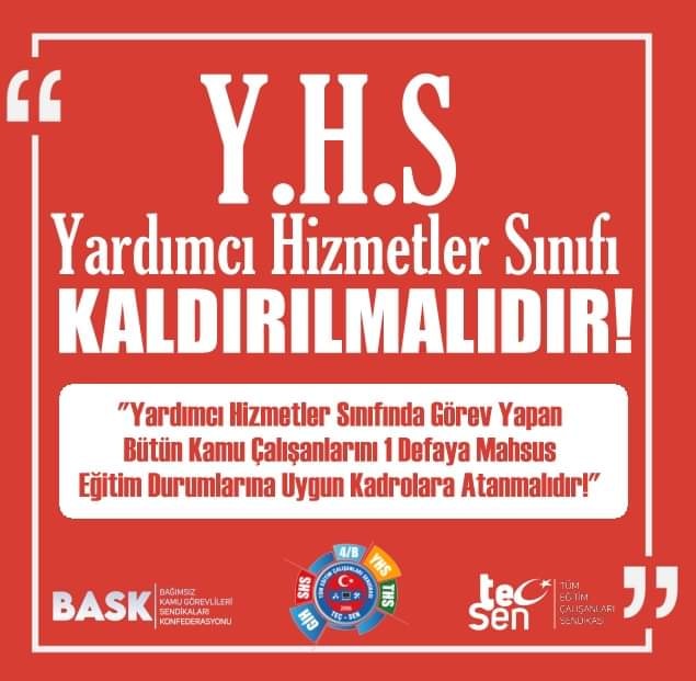 Memur Olarak Atan işçi gibi çalış YHSKöLeMi?Amirinin verdiği bütün görevler diyor.Bu görevler hiç bitmiyor Görev tanımı dahi yok,Hazır mecliste Yasa tasarısı varken bu kadar zor olmamalı.YHS kaldırılsın
#AliYalçınYHSMemurDeğilMi
#YhsKomisyondaKalmasın
<a href="/_aliyalcin_/">Ali YALÇIN</a>
 
<a href="/MemurSenKonf/">Memur-Sen</a>