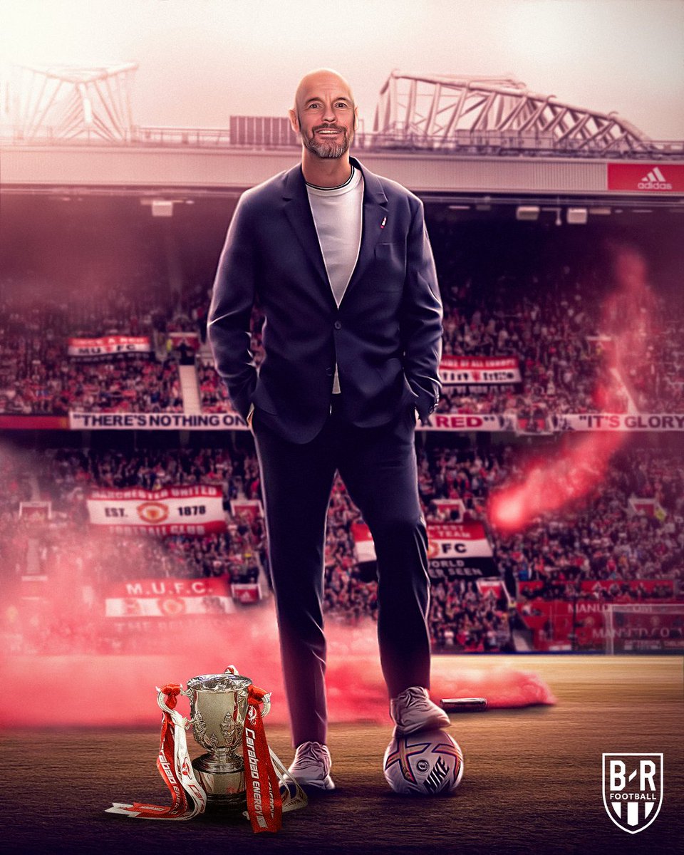 brfootball's tweet photo. Erik ten Hag’s Manchester United stats since joining:

▪️ 40 games: 29 W, 5 D, 6 L
▪️ 77 goals
▪️ 38 conceded
▪️ 72.5% win percentage
▪️ League Cup won
▪️ 3rd in PL
▪️ Still in UEL, FA Cup

🔴 https://t.co/NjCVDJ9vID