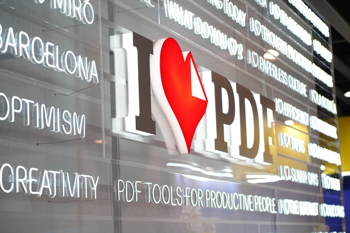 Join us at #MWC23 to see how iLovePDF’s tools can help businesses of all types streamline their document workflows.

Share your ideas with us at #iLovePDFxMWC23.

📍 Congress Square, Stand CS160 | Fira Gran Via