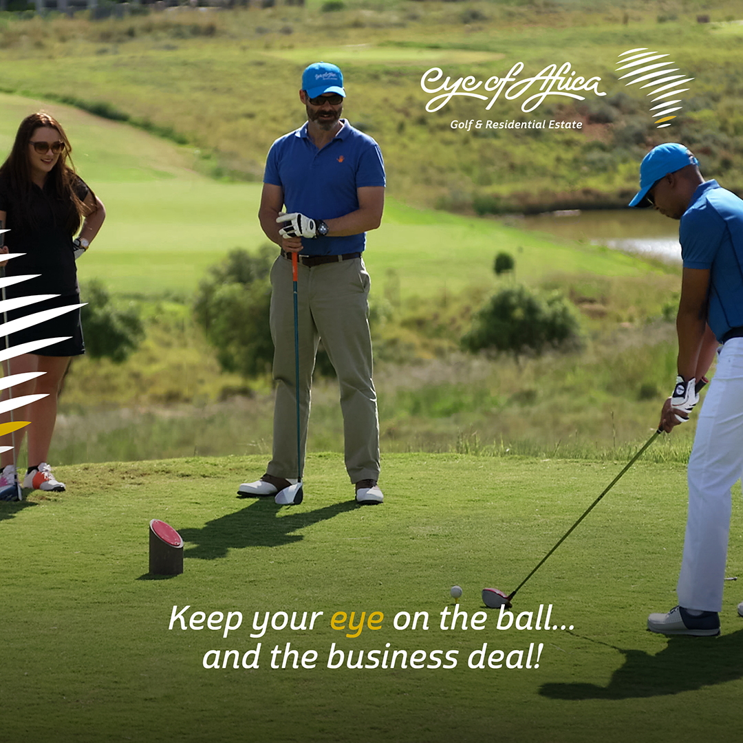 Entertaining clients? Closing that big business deal? Do it on the course (or the 19th hole!). 🏌️

Our rates keep you competitive on both your budget and the course.

Play golf at Eye of Africa: bit.ly/3wbFMZH 
   
#EyeOfAfrica #Golf