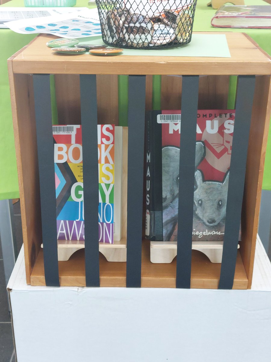 Library4NUCC's tweet photo. Given that the topics of #intellectualfreedom, #censorship, & #access is so important the Library's #FreedomToRead display will remain up in the Atrium for the next couple of weeks.
Visit the online Guide here: https://t.co/23s46eFYtL
#WordsHavePower #F2RWeek #Bingo #Buttons https://t.co/FTRwjyy2jq
