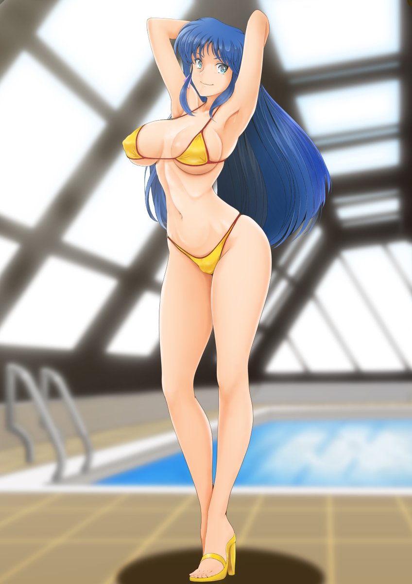 今日も過去絵!
ダーティーペアのユリさんビキニなのぜ。 