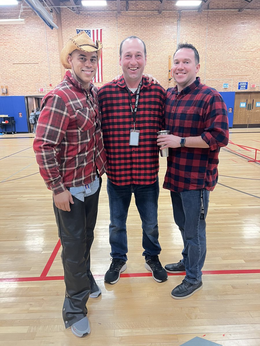 Three cowboys ready to ride!