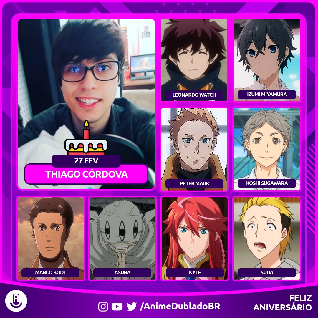 Anime Dublado on X: Qual personagem dublada pela @lulihorta é sua  favorita? 🥰  / X