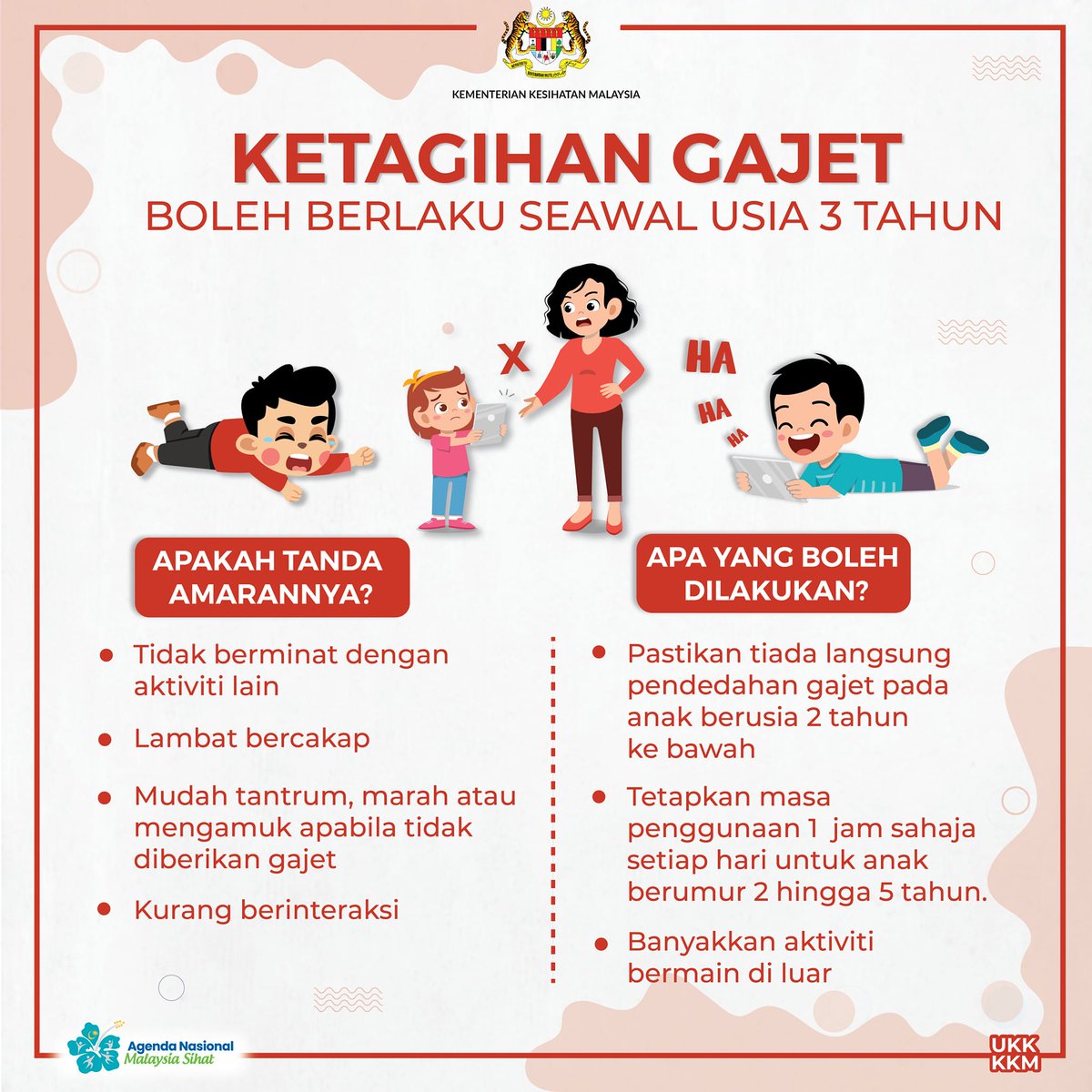 amanz's tweet photo. KKM Nasihatkan Supaya Tiada Pendedahan Gajet Pada Anak Berusia Bawah 2 Tahun https://t.co/NWOurPCZL0 https://t.co/oObHvRrN3N