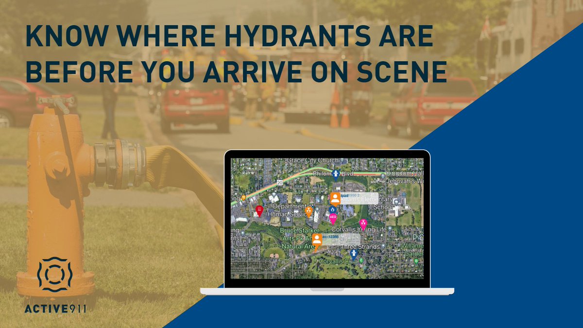 Active911's tweet photo. How does your team keep track of hydrants when a call comes in?
Toss the bulky binders and keep your hydrants logged on the built in map in ActiveAlert.
#active911 #activealert #firefighter #firstresponder #emt #lawenforcement #emergencyresponder https://t.co/6RWYrJcisR